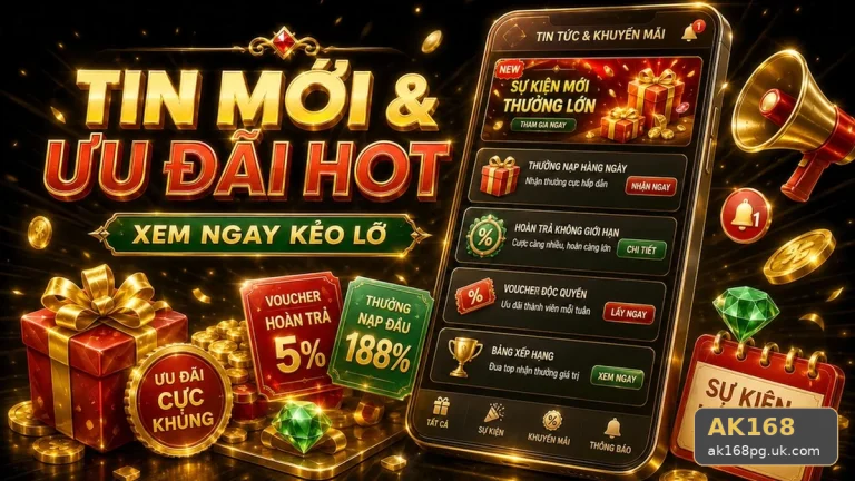 Tin Tức AK168 Tại ak168pg.uk.com: Tổng Hợp Câu Hỏi Thực Tế Của Người Dùng Trưởng Thành Về Tin Mới, Ưu Đãi Và Điều Kiện Khuyến Mãi Theo Quy Trình An Toàn
